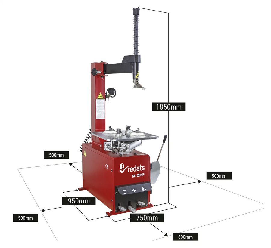 Démonte-pneus semi-automatique REDATS M-201 vue 8