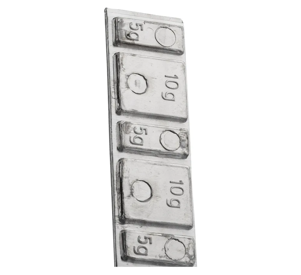 Masses d'équilibrage adhésives plomb Tip Top SLIM 5/10 g – jantes alu – 100 barrettes — vue 4