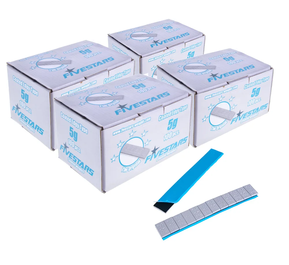 Masses d'équilibrage adhésives Fivestars FE Coated FS 5 g Edgy – 400 barrettes — vue 4