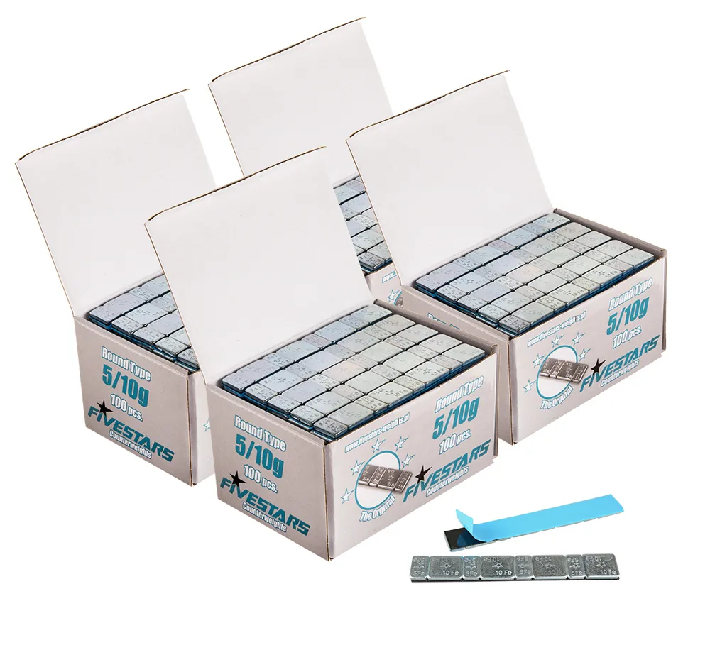 Masses d'équilibrage adhésives Fivestars FE 5/10 g ROUND – 400 barrettes — vue 5