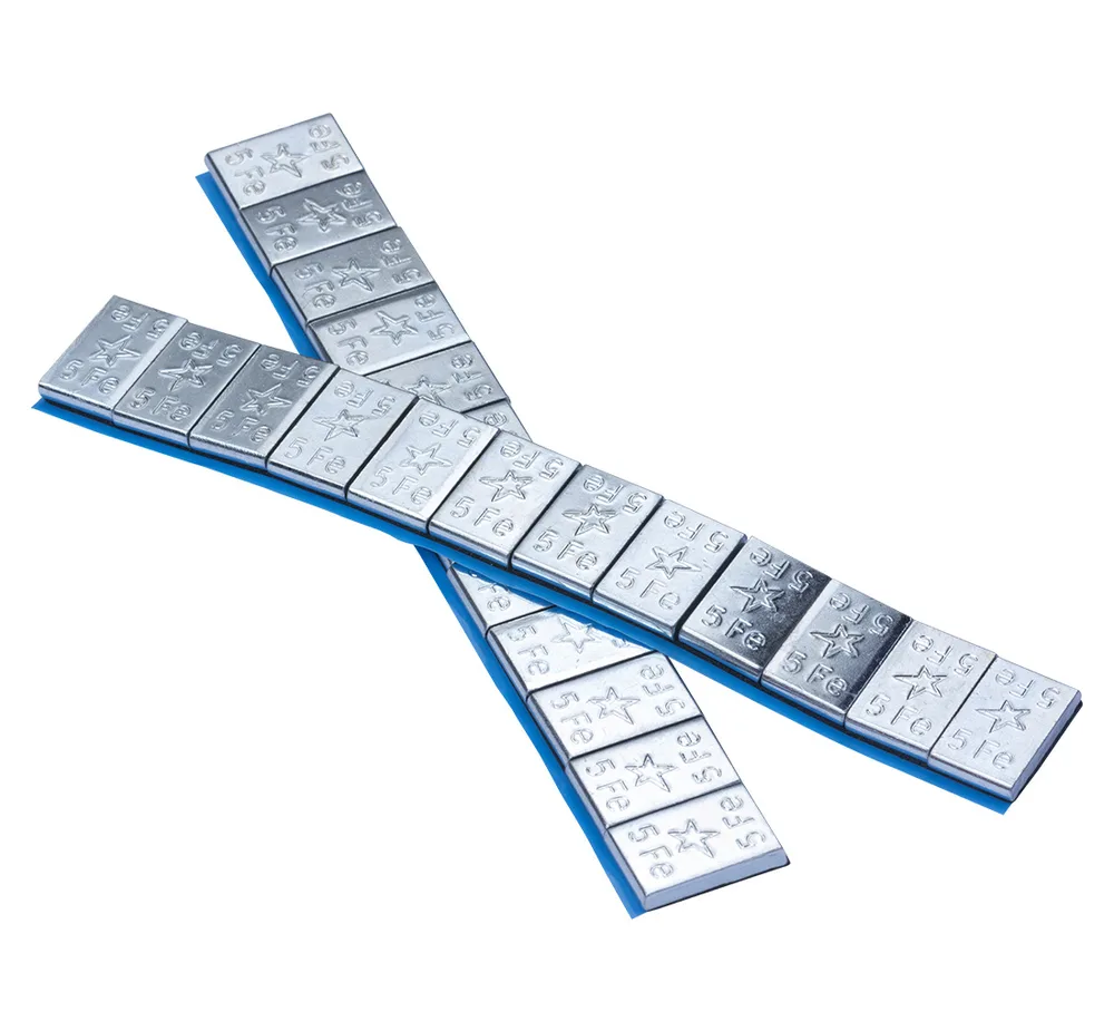 Masses d'équilibrage adhésives Fivestars FE 5 g EDGY zinguées – 400 barrettes — vue 5