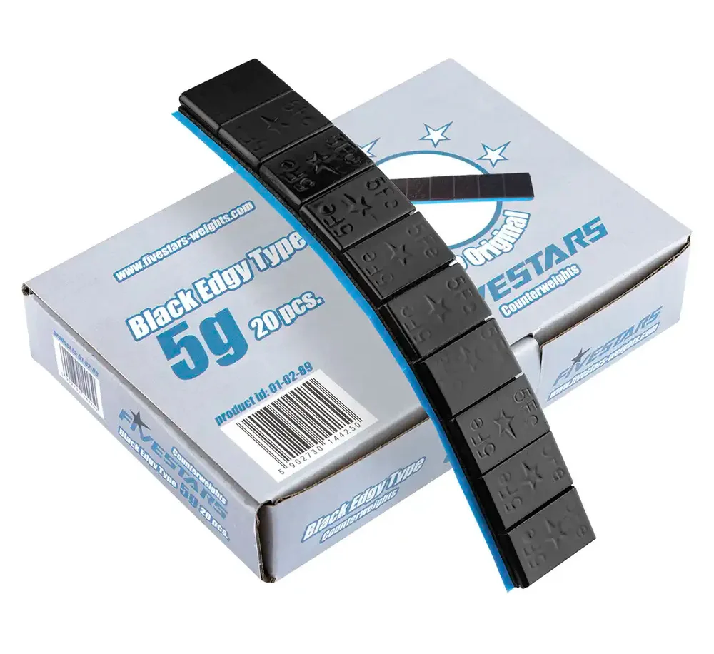 Fivestars Masses adhésives noires acier 01-02-89, 5g Boîte 1kg
