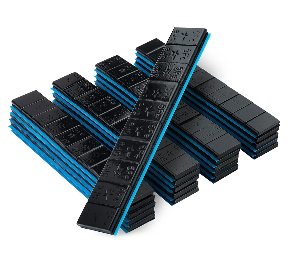 Masses d'équilibrage adhésives Fivestars Black Edgy 5 g – 480 pièces — vue 4