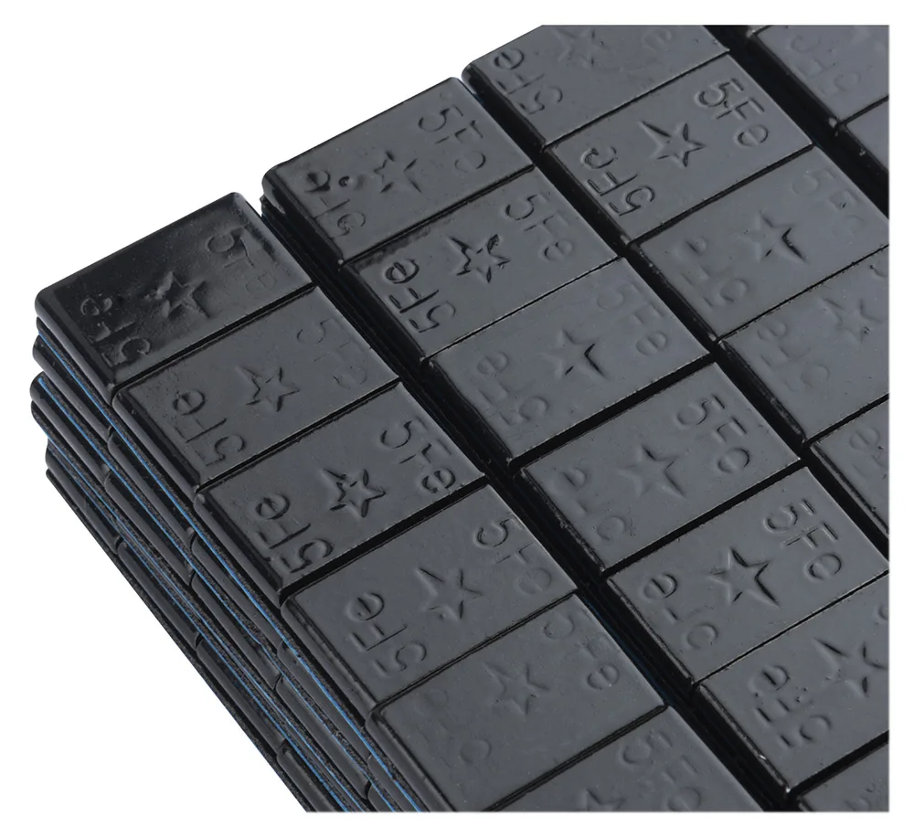 Masses d'équilibrage adhésives Fivestars Black Edgy 5 g – 480 pièces — vue 5
