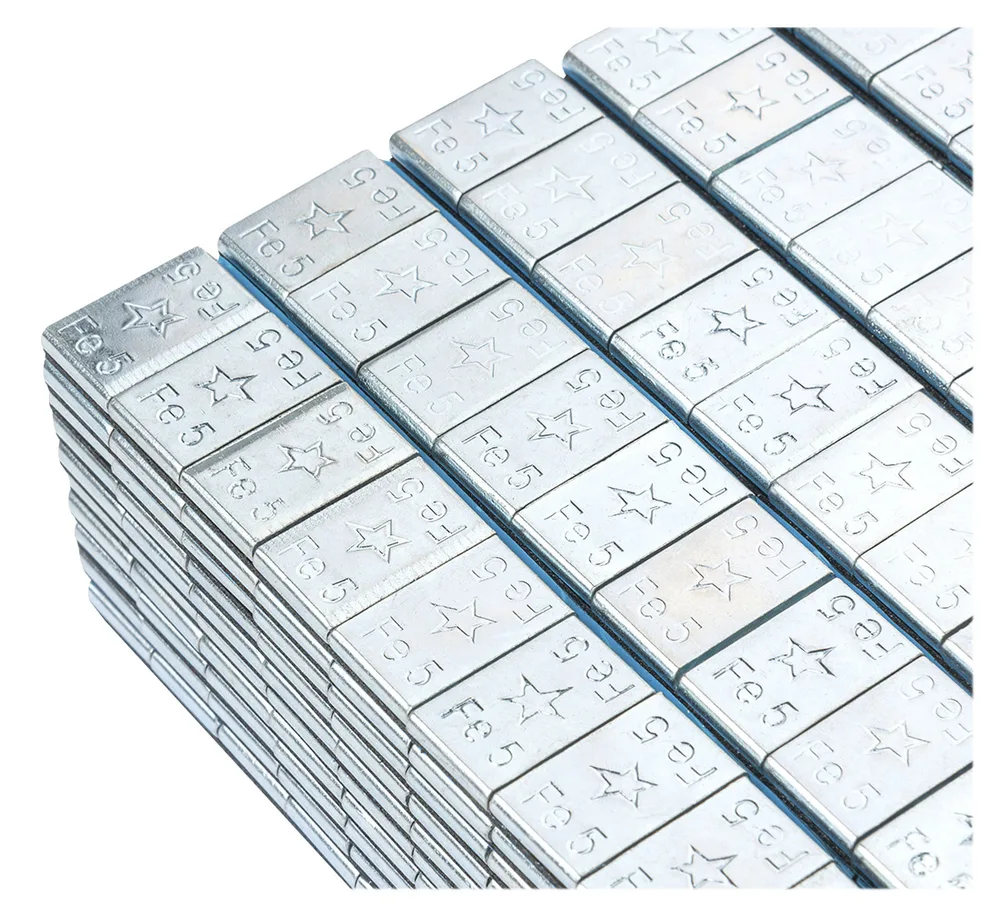 Masses d'équilibrage adhésives FIVESTARS 5G peintes — 50 barrettes — vue 4