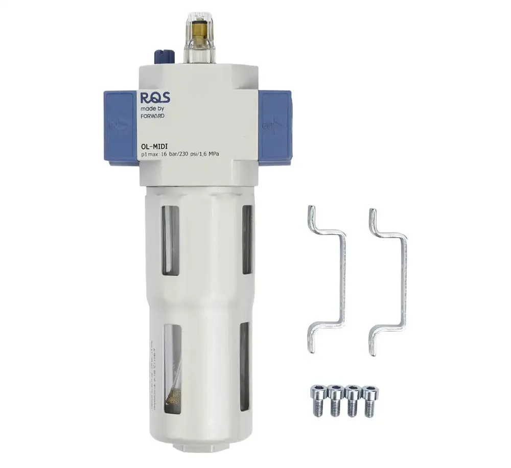 Lubrificateur d'air RQS MIDI 3/4" avec pattes de fixation