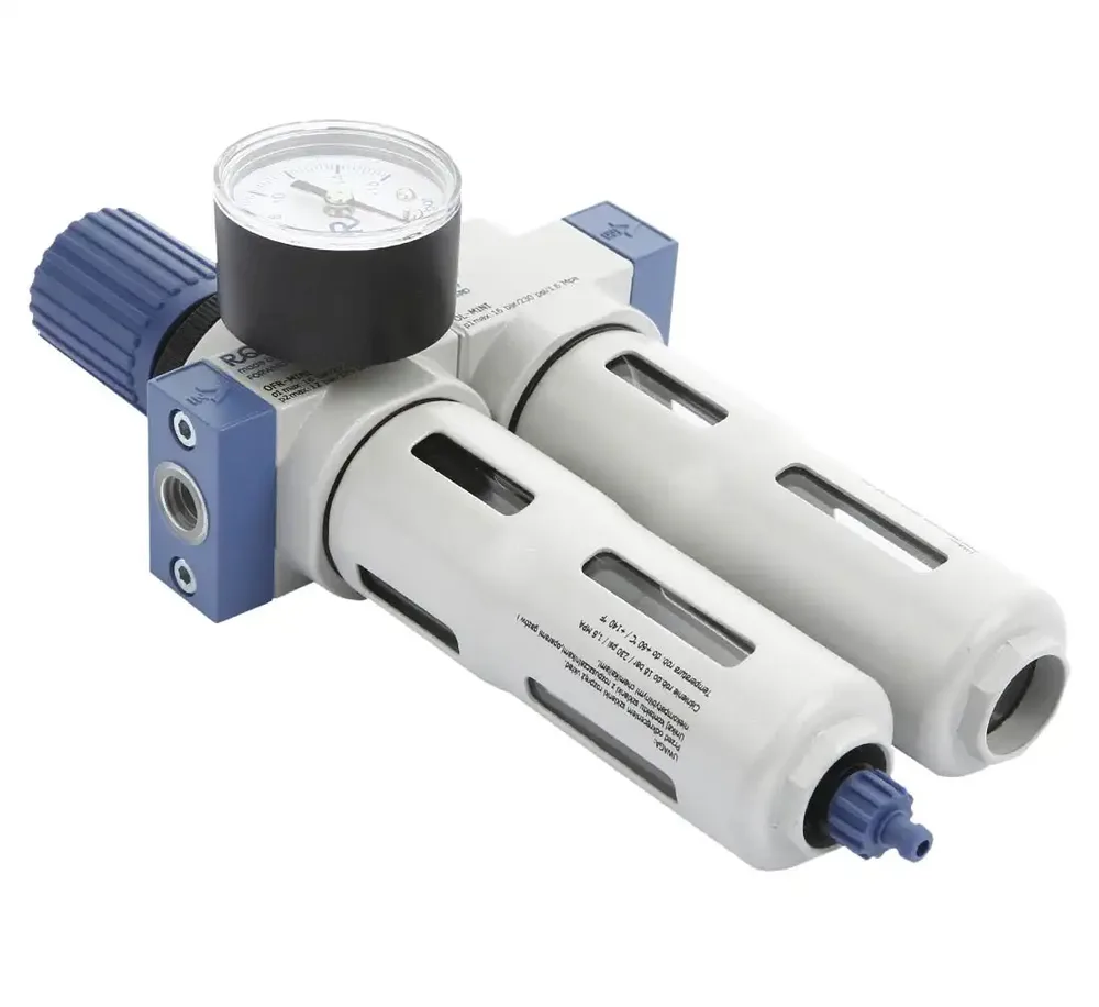 Régulateur de pression avec séparateur d'eau et lubrificateur RQS MINI 1/4" — vue 3