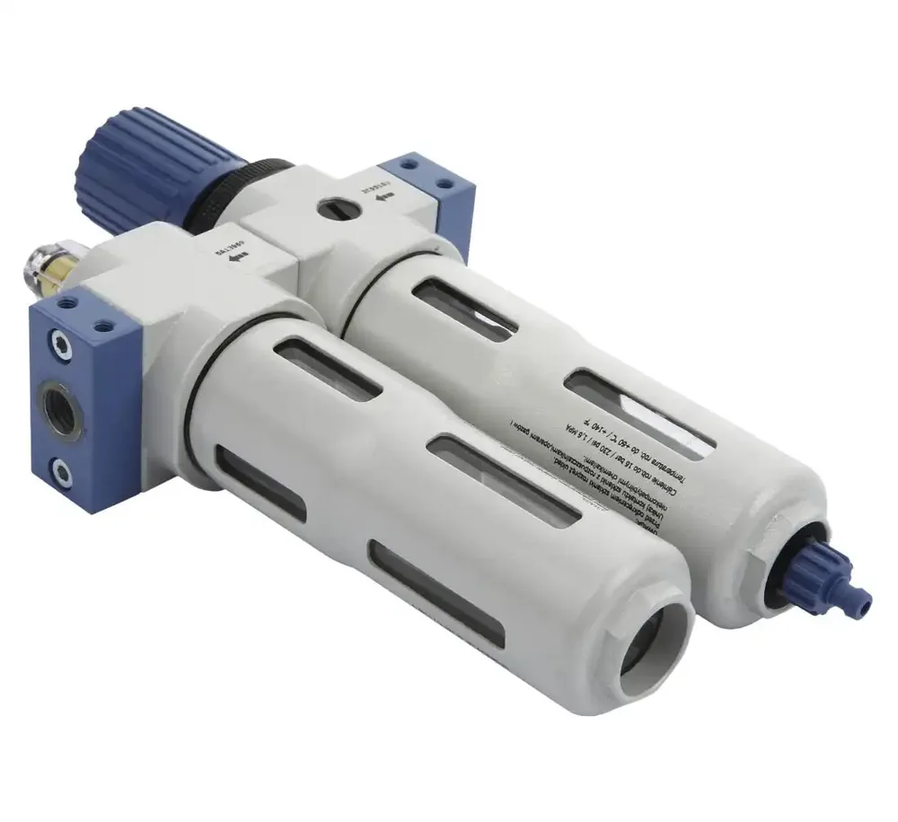 Régulateur de pression avec séparateur d'eau et lubrificateur RQS MINI 1/4" — vue 4