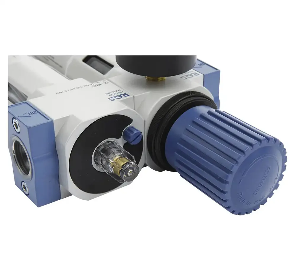 Régulateur de pression avec séparateur d'eau et lubrificateur RQS MIDI 3/4" — vue 3