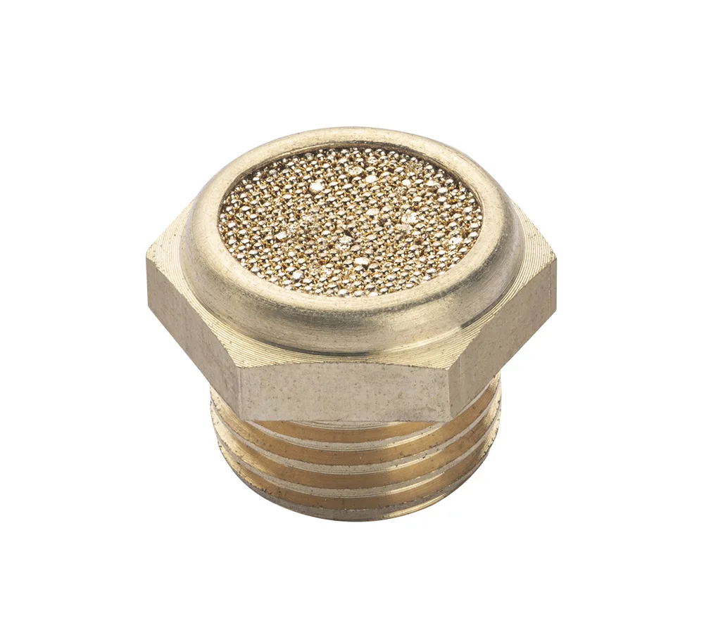 Silencieux d'échappement pneumatique métal REDATS — filetage mâle 1/4"