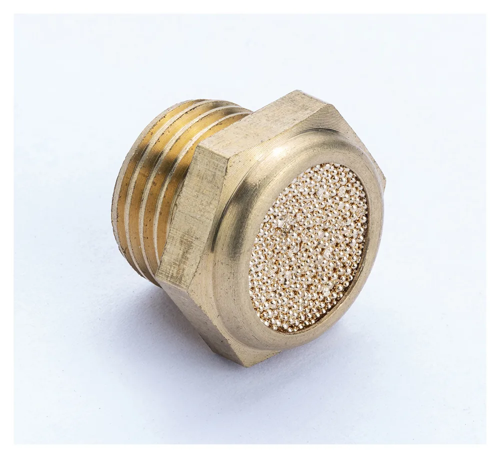 Silencieux d'échappement pneumatique métal REDATS — filetage mâle 1/4" — vue 3