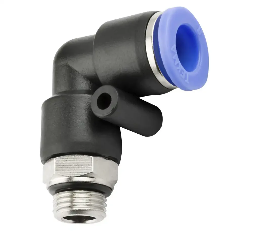Raccord instantané coudé TEKMA tuyau 8 mm — filetage 1/8"