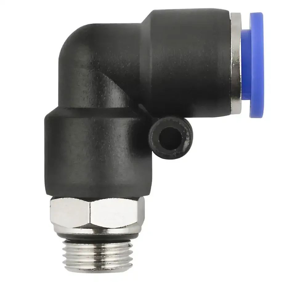Raccord instantané coudé TEKMA tuyau 8 mm — filetage 1/8" — vue 2