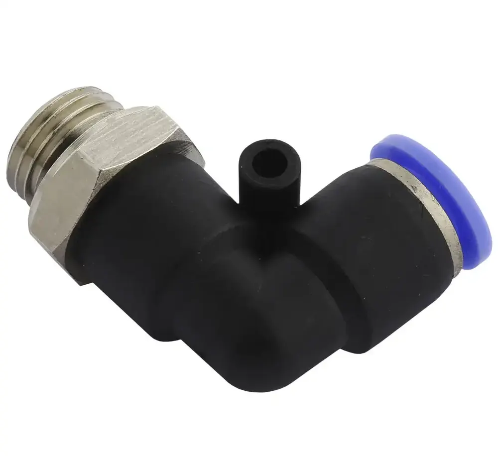 Raccord instantané coudé TEKMA tuyau 8 mm — filetage 1/4" — vue 3
