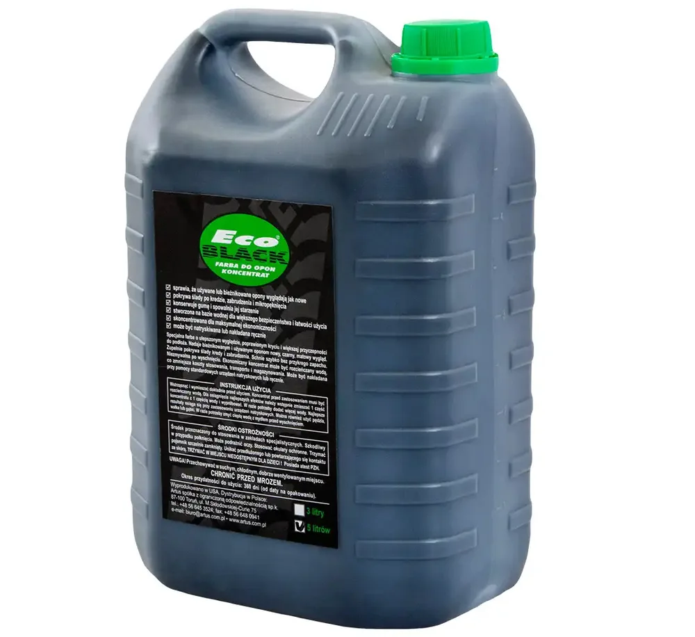 Peinture pour pneus ECO BLACK — concentré noir 5 L