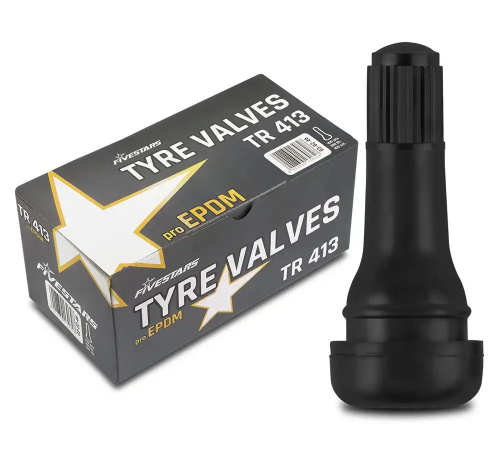 FIVESTARS Obus TR 413 noir EPDM pro - 100 pièces