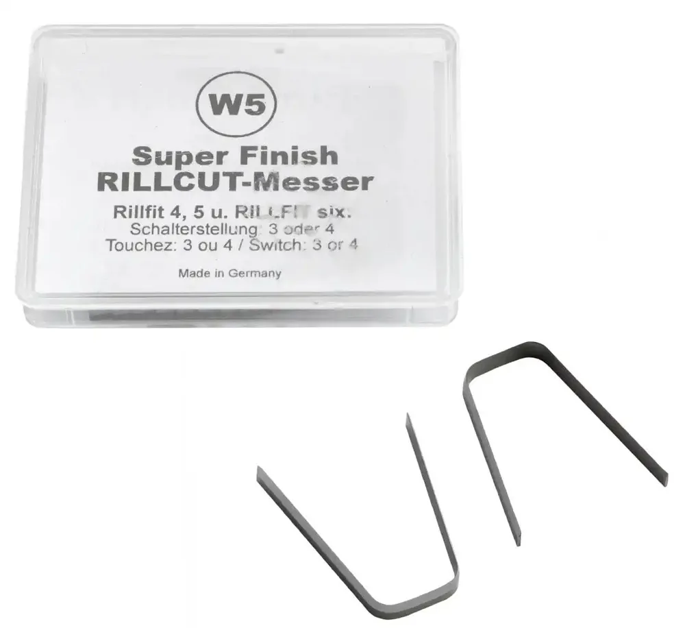Lames Rillcut W-5 pour recreuseuse RILLFIT - 11-15 mm