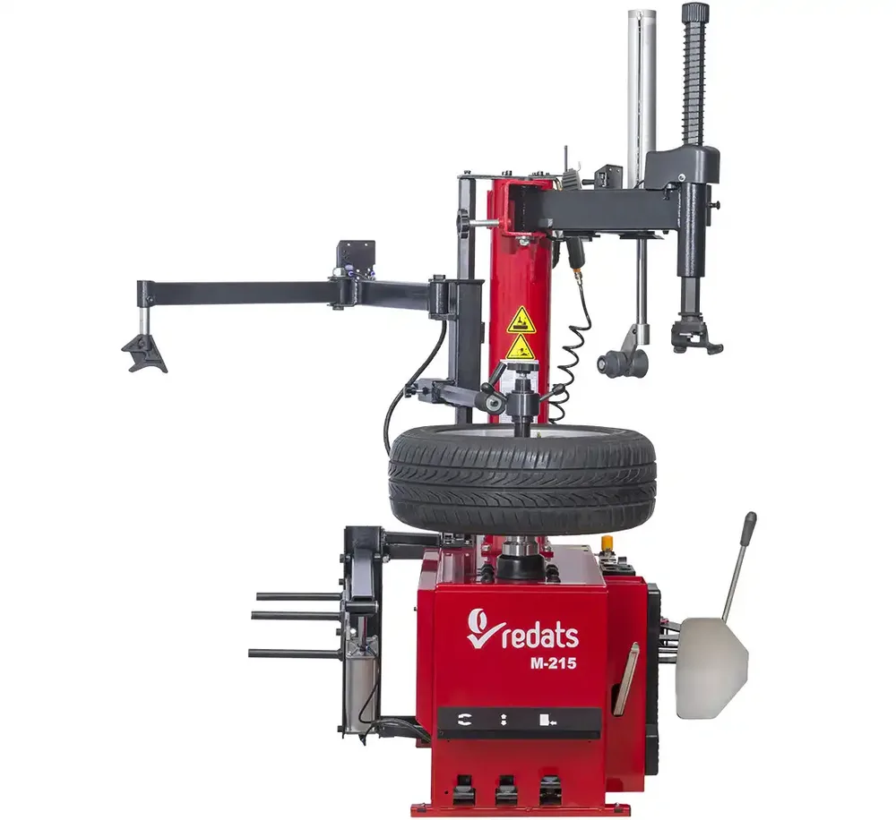 Démonte-pneus semi-automatique REDATS M-215 avec élévateur et bras presseur RUN-FLAT — vue 3
