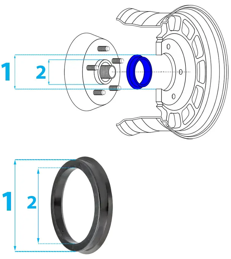 Bague de centrage REDATS 67,1/56,6 - N°30 — vue 5