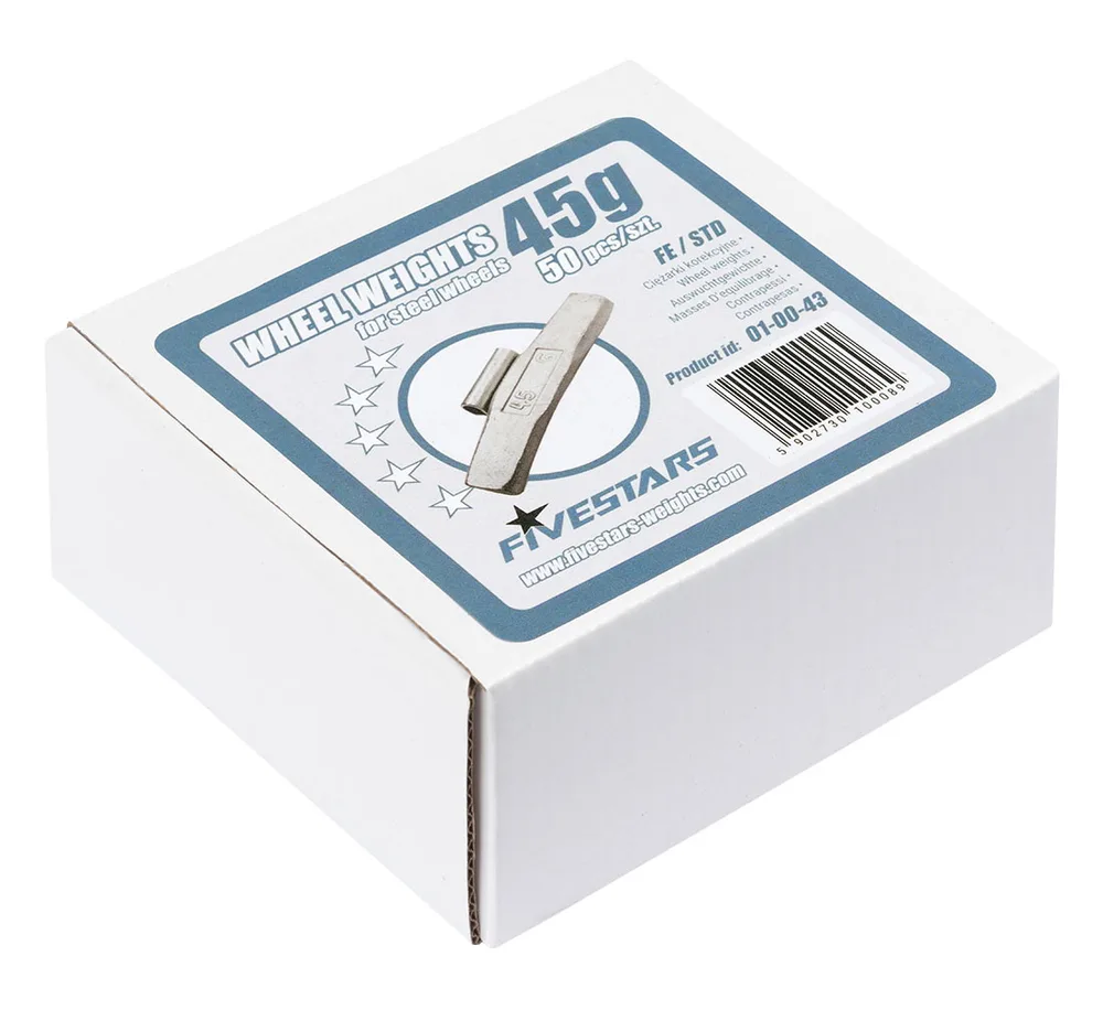 Masses à clip jantes acier 45g — vue 5