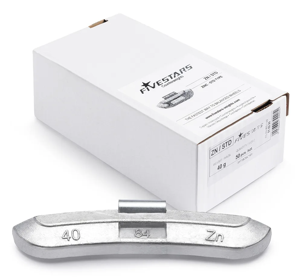 Contrepoids zinguées 40G - 50 pièces — vue 2