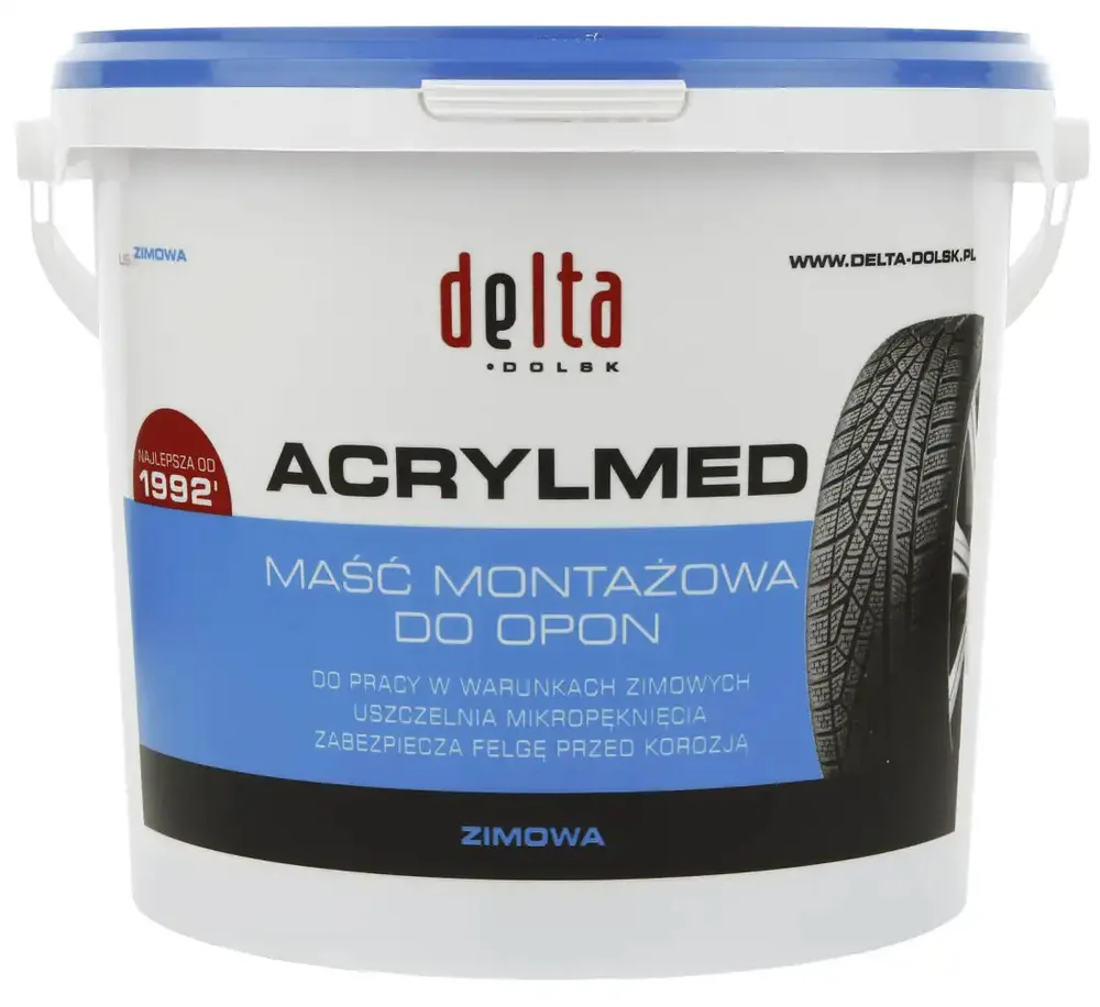 Pâte de montage pneu DELTA Acrylmed hiver bleue 4 kg