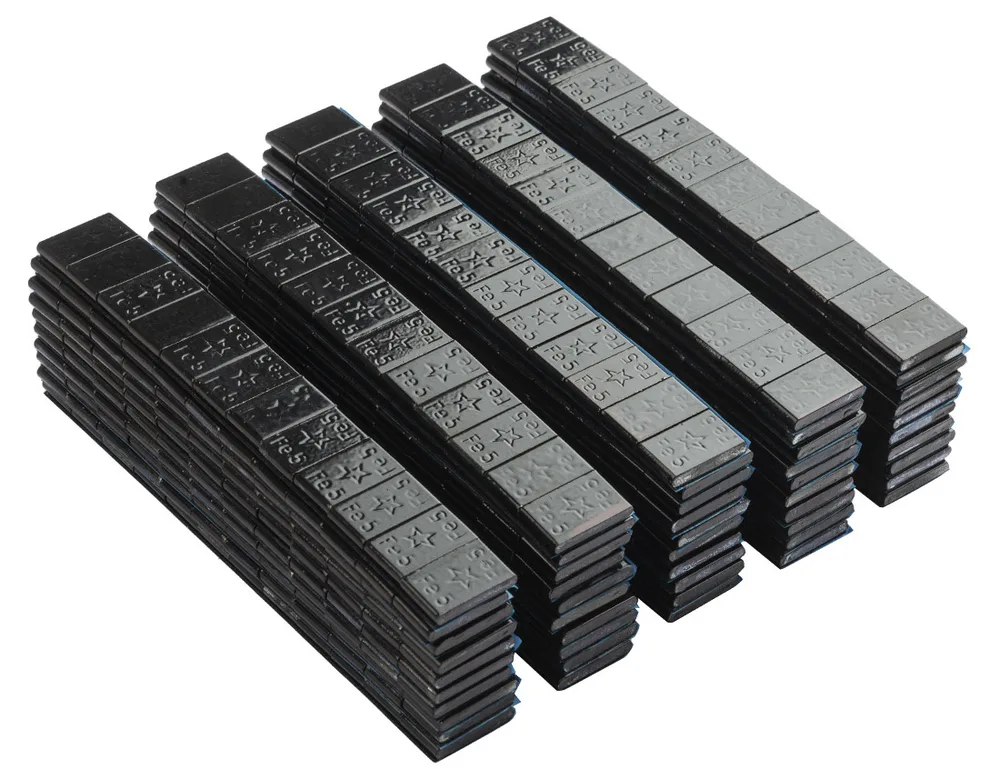 Fivestars Masses adhésives noires acier 01-02-60, 12x5g 50 bandes — vue 4
