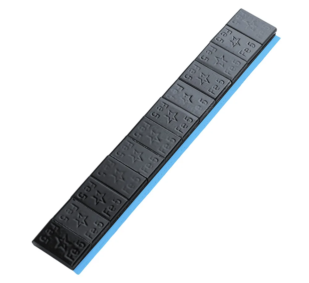 Fivestars Masses adhésives noires acier 01-02-60, 12x5g 50 bandes — vue 5