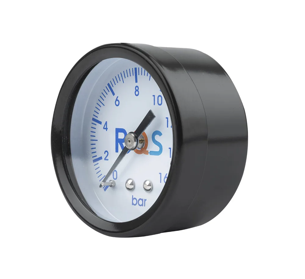 Manomètre 0-16 bar RQS — raccord 1/4" — vue 3