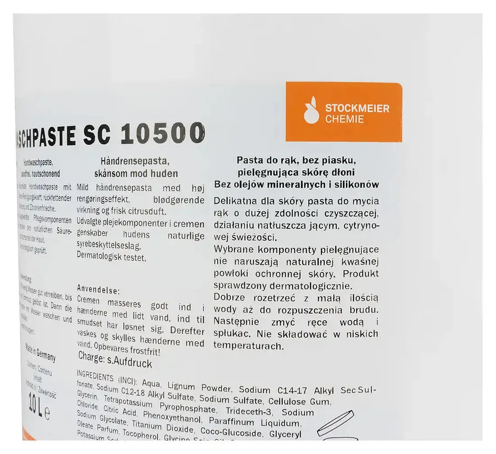 Pâte lavante pour les mains HANDWASCHPASTE – seau de 10 L — vue 4