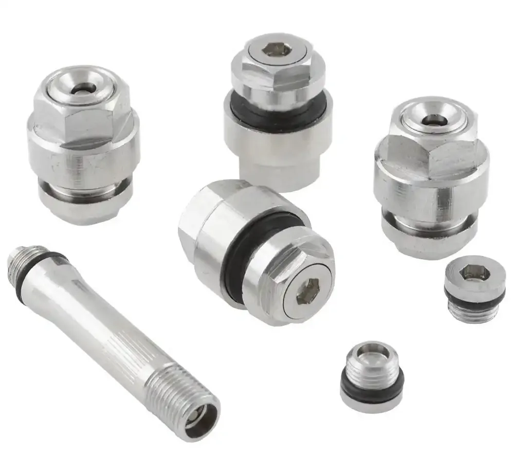 Obus valve cachée chromé - 4 pcs — vue 2