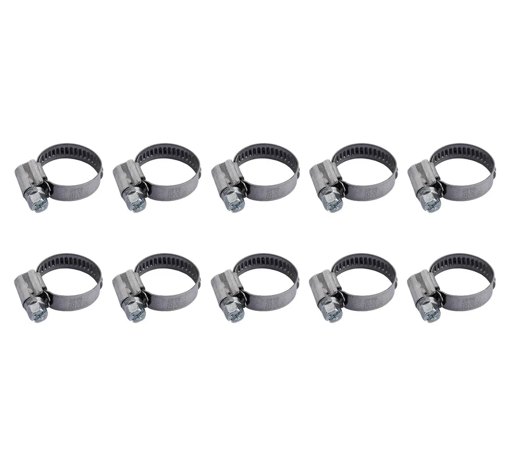 Colliers de serrage 12-22 mm — lot de 10
