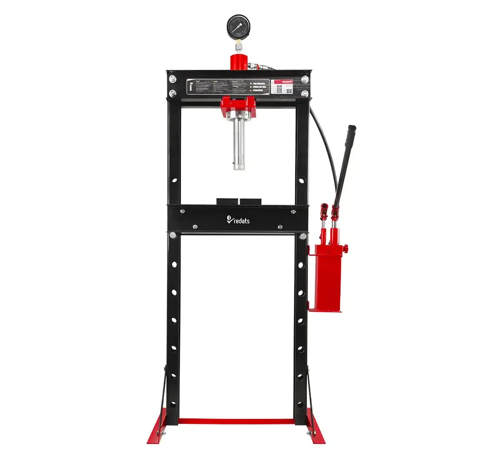 Presse d'atelier hydraulique 20 t REDATS H-370 à double pompe — vue 3