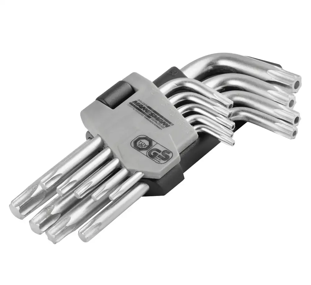 MANNESMANN Jeu 18 clés hexagonales et Torx L-shape - Acier CrV chromé poli — vue 4