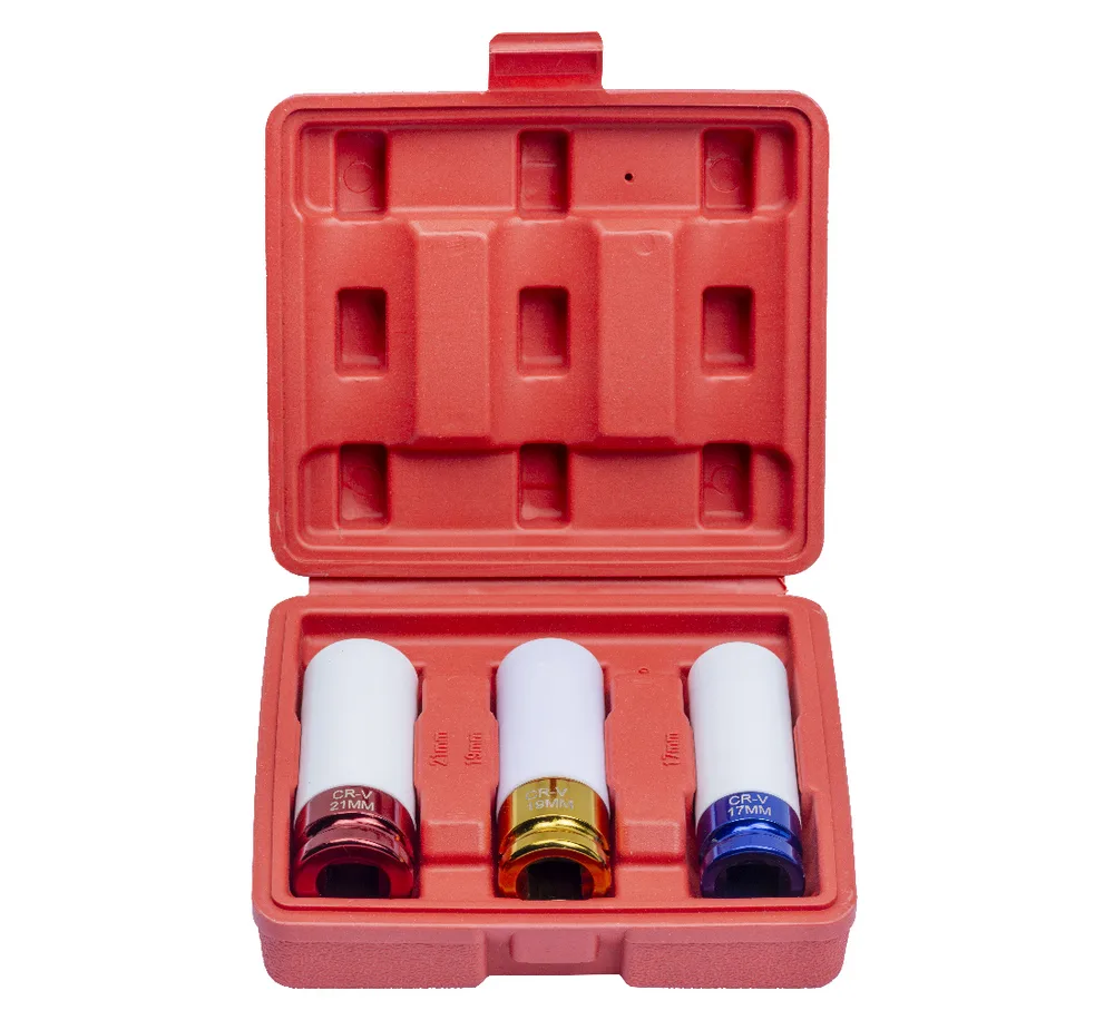 Jeu de douilles à chocs ALU REDATS 1/2" - 17, 19, 21 mm — vue 2