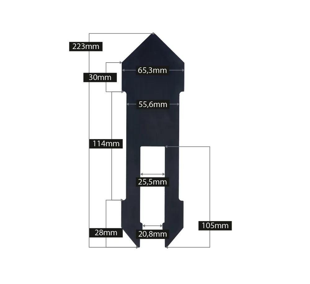 Plaque de guidage de mors REDATS M221-3D1, M201, M211, M250 — vue 4