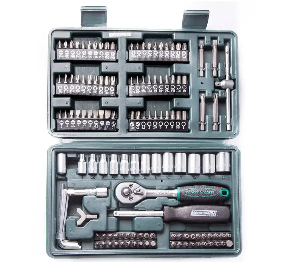 Coffret d'outillage Mannesmann 130 pièces en mallette