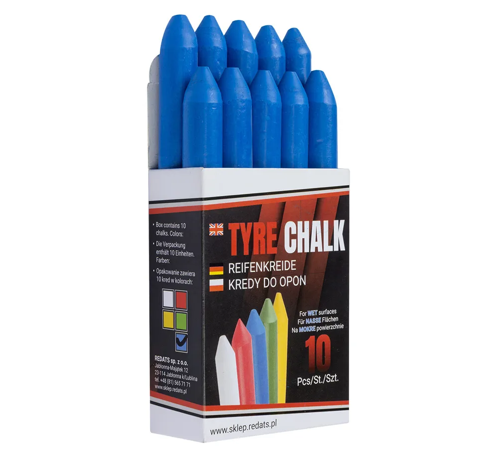 Craies de marquage REDATS PREMIUM - bleues - 10 pièces