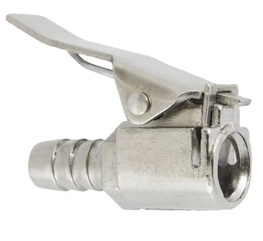 Tête de gonflage métallique à pince - tuyau 6 mm