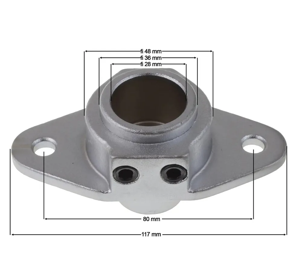 Manche métallique REDATS 12-00-98 pour tête composite BUTLER, RAVAGLIOLI, MONDOLFO, HAWEKA — vue 2