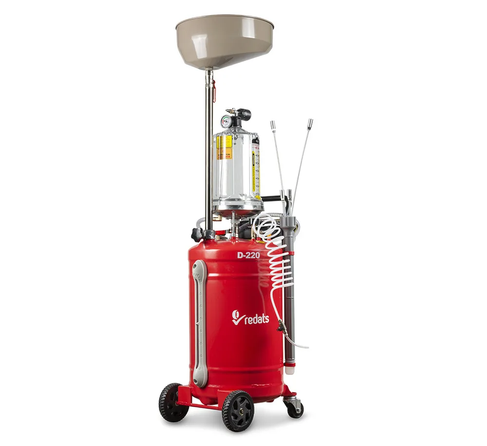 Récupérateur-aspirateur d'huile avec chambre de contrôle REDATS D-220