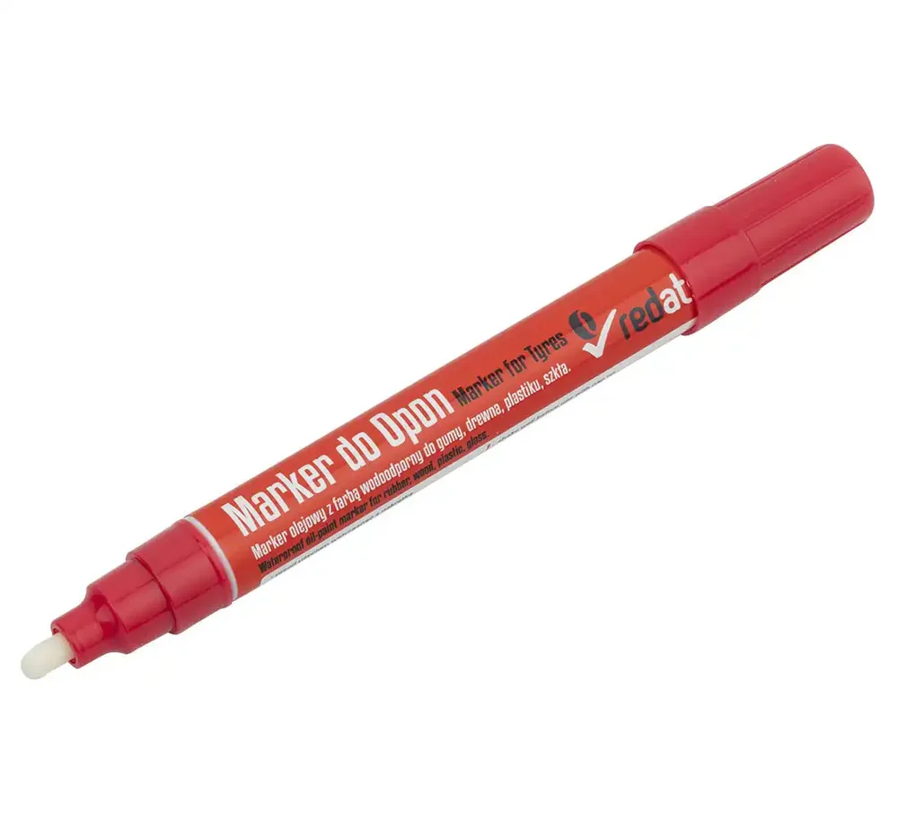 Marqueur à l'huile pour pneus REDATS - rouge - 1 pièce — vue 2
