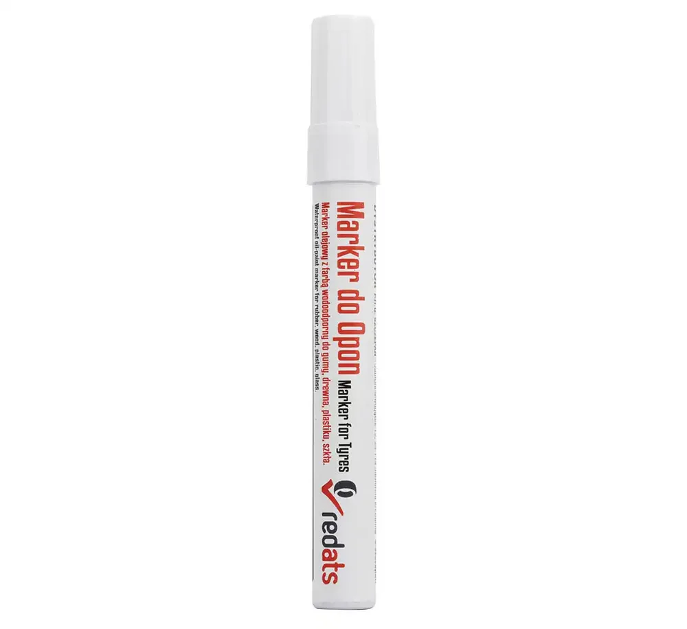 Marqueur à l'huile pour pneus REDATS - blanc - 1 pièce