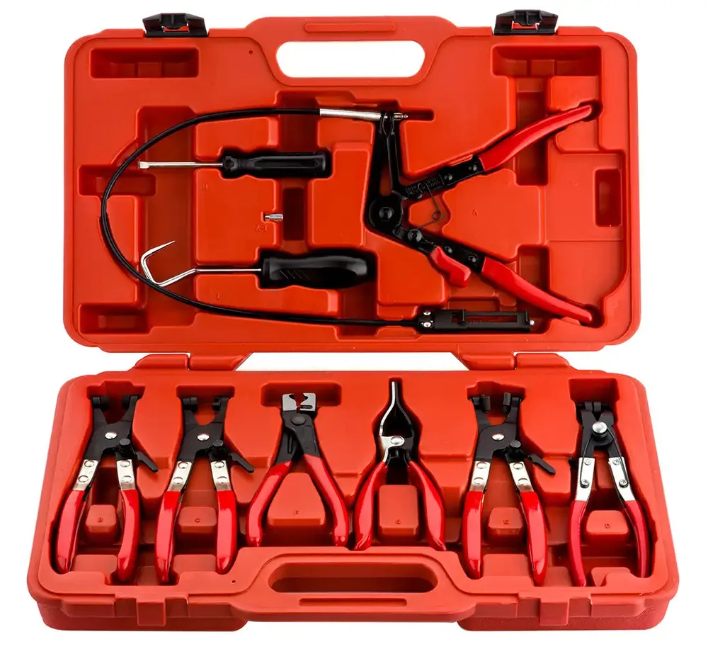 Coffret pinces pour colliers BOXO 9 pièces avec câble