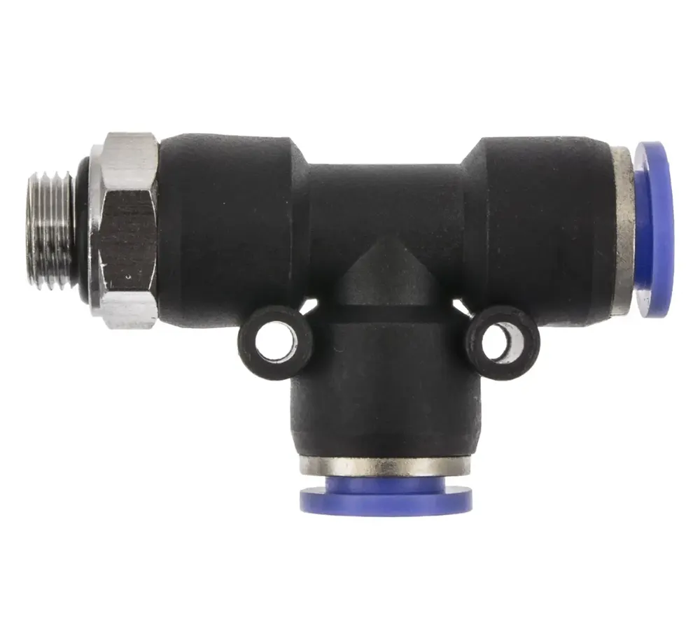 Raccord instantané TEKMA en T tuyau 6 mm — filetage 1/8"