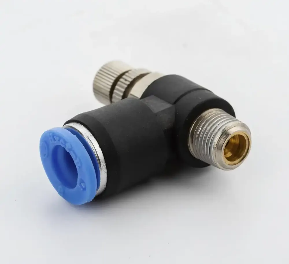 Raccord instantané REDATS avec limiteur de débit tuyau 8 mm — filetage 1/8" pour démonte-pneus M-220 / M-221 — vue 3