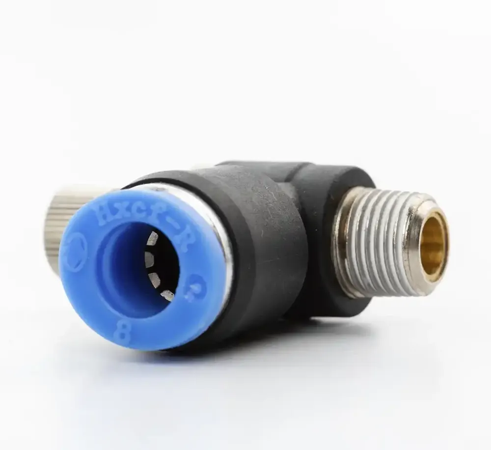 Raccord instantané REDATS avec limiteur de débit tuyau 8 mm — filetage 1/8" pour démonte-pneus M-220 / M-221 — vue 4