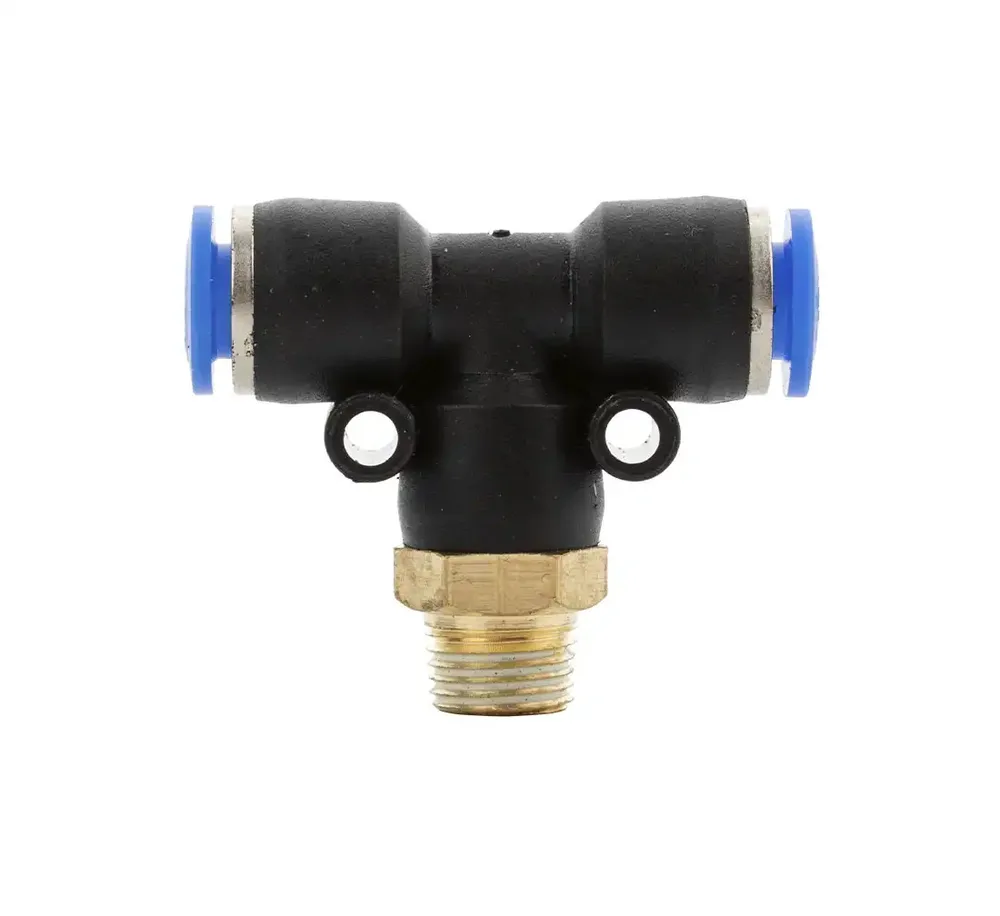 Raccord instantané REDATS en T tuyau 6 mm — filetage 1/8" — vue 2