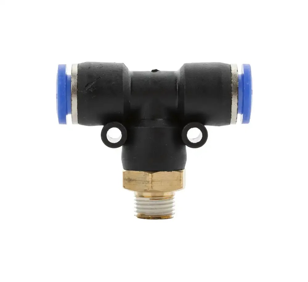 Raccord instantané REDATS en T tuyau 8 mm — filetage 1/8" — vue 2