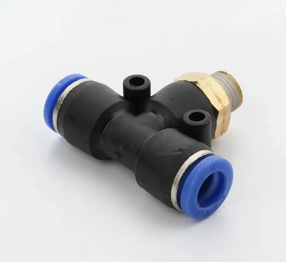 Raccord instantané REDATS en T tuyau 8 mm — filetage 1/8" — vue 3